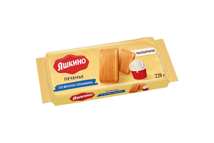 Печенье со вкусом пломбира, 220гр.